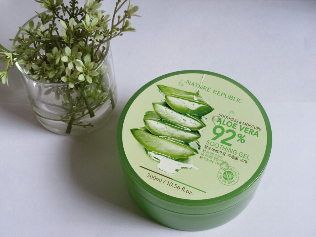 Review: Nature Republic Soothing and Moisture Aloe Vera Soothing Gel | Midori Kitty Kitty!