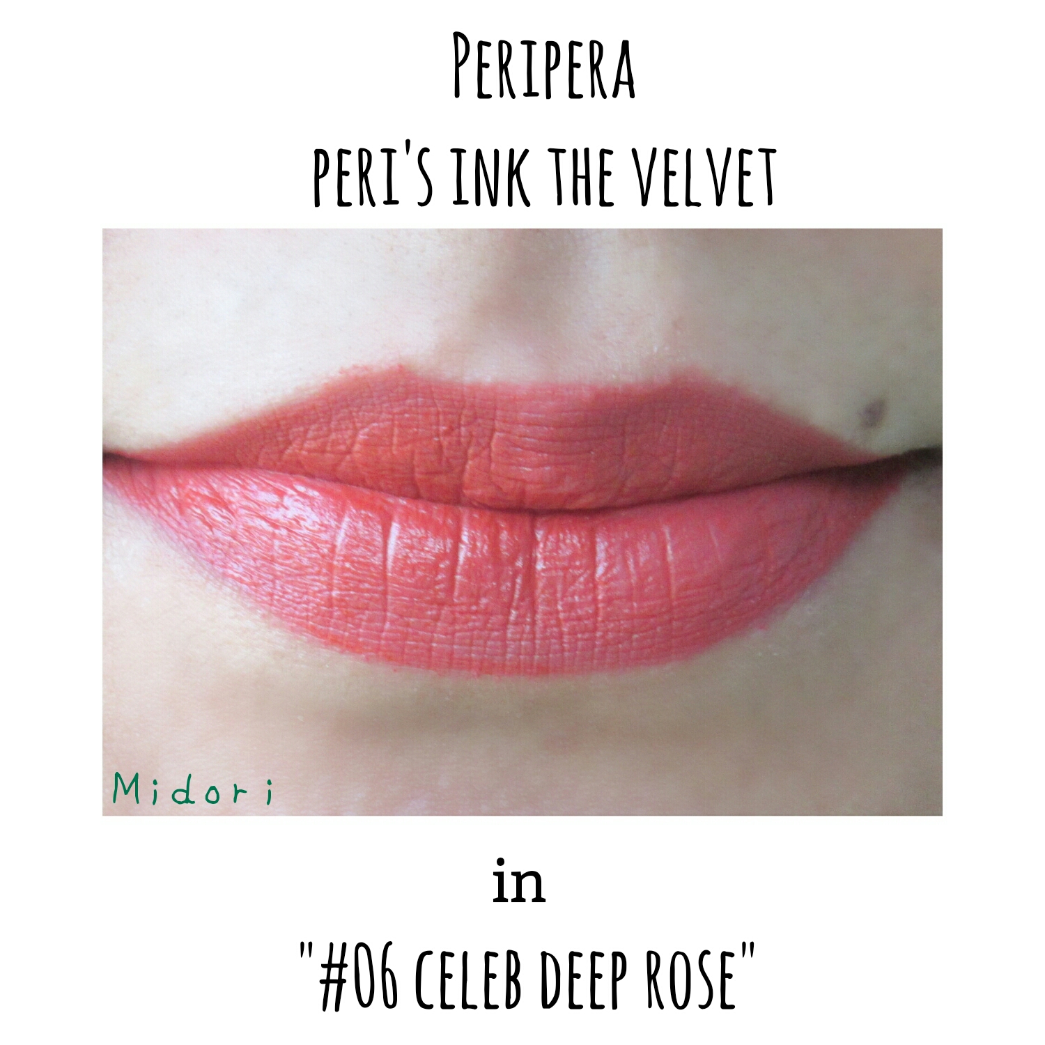 Peripera peri's ink velvet celeb deep rose