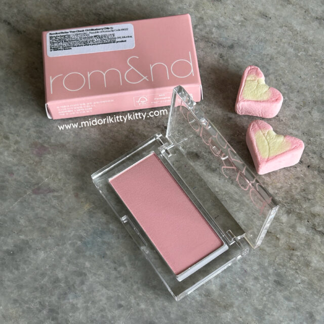 Rom&nd Better Than Cheek in C02 Blueberry Chip, romand better than cheek blush blueberry chip