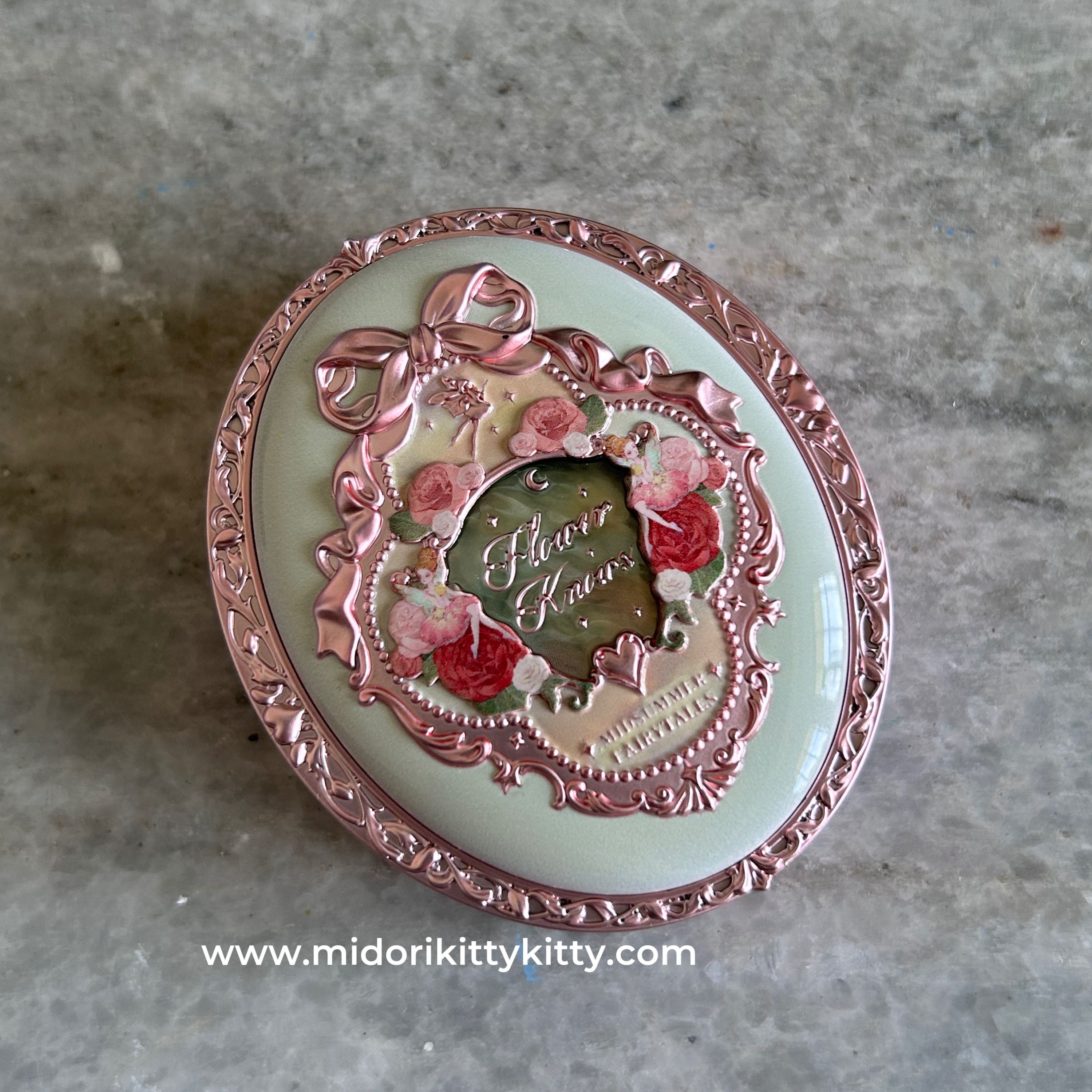 Flower Knows Midsummer Fairytales Velvet Embossed Blush in 05 Valley Lily, flower knows blush, flower knows blush valley lily, flower knows valley lily